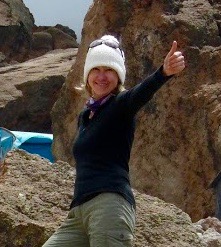 Alexandra Tanbai at Kilimanjaro School Hut base camp